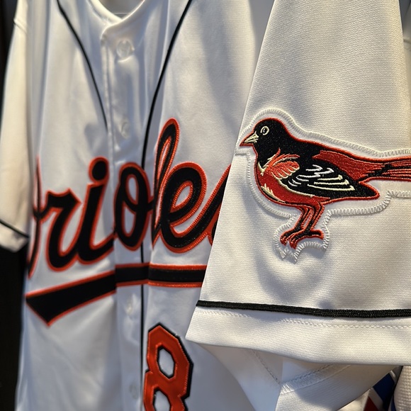 Baltimore Orioles Cal Ripken Mitchell & Ness White MLB Home Authentic Jersey 44 - Picture 3 of 8